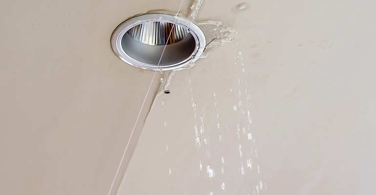 What to do if you get a Water Leak